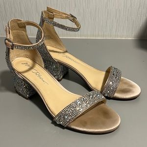 Betsey Johnson crystal shoes